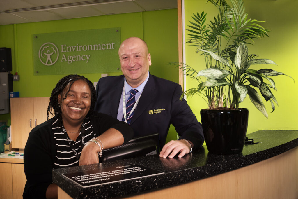 Environment agency staff