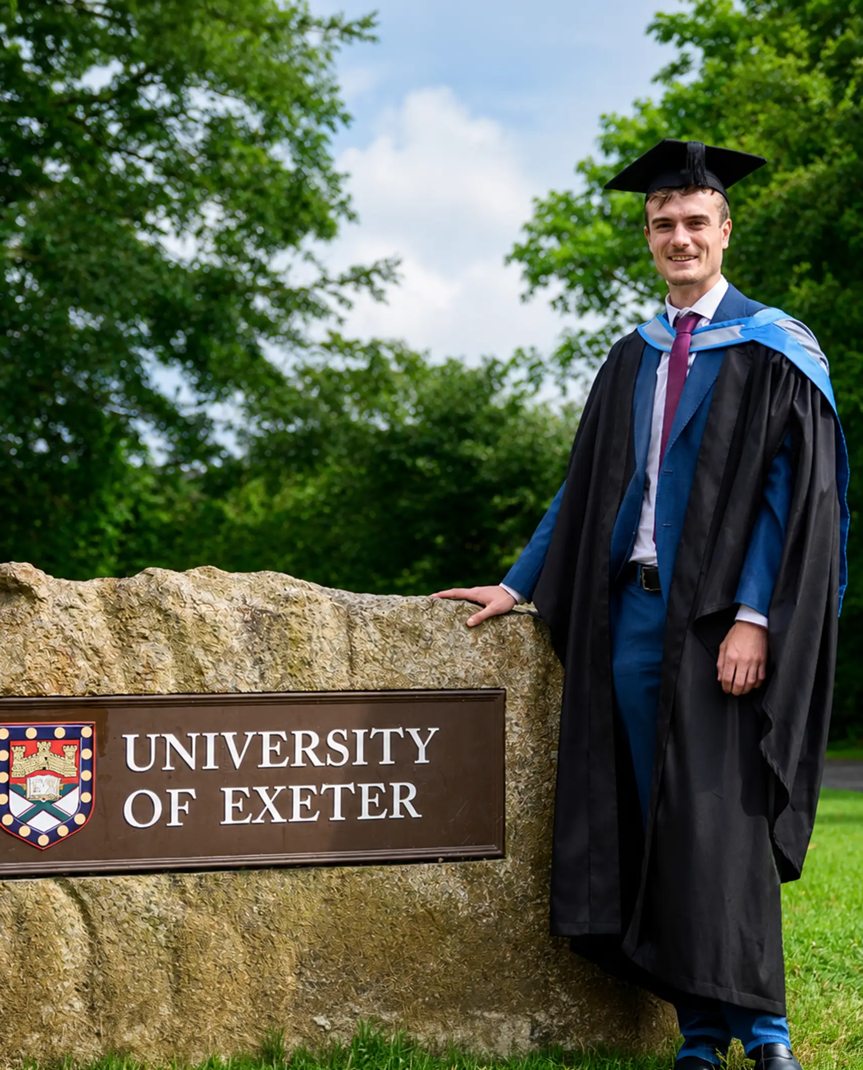 Student graduating
